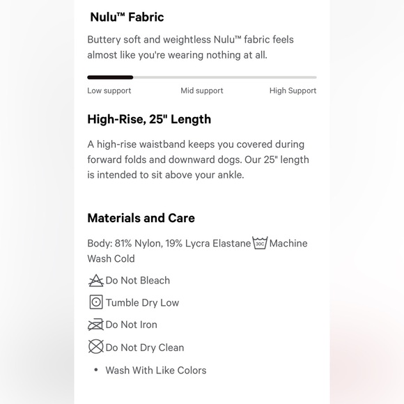 Lululemon Red Merlot Align High-Rise Leggings 25” Size 6 - Picture 2 of 10